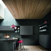 Zen Anthracite Kitchen with Ingo Black Fenix & Integrated Sink - Image 9