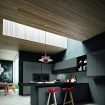 Zen Anthracite Kitchen with Ingo Black Fenix & Integrated Sink - Image 8