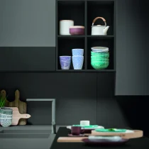 Zen Anthracite Kitchen with Ingo Black Fenix & Integrated Sink - Image 5