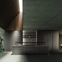 Rigato Metal Bronzo Kitchen with Telayo Display & Modular Isola - Image 9