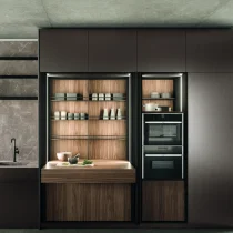 Rigato Metal Bronzo Kitchen with Telayo Display & Modular Isola - Image 4