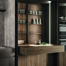 Rigato Metal Bronzo Kitchen with Telayo Display & Modular Isola - Image 3