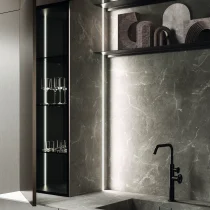 Rigato Metal Bronzo Kitchen with Telayo Display & Modular Isola - Image 2