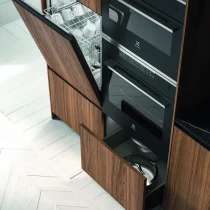 HPL Sahara Finish and Dark Walnut Cabinets - Image 16