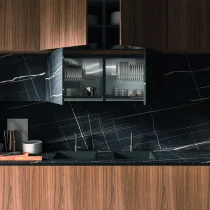 HPL Sahara Finish and Dark Walnut Cabinets - Image 8