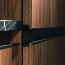 HPL Sahara Finish and Dark Walnut Cabinets - Image 6