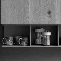 BRIO Kitchen in Knotted Oak with Jamir HPL and SLIVER Anti-Condensation Hood - Image 2
