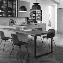 Old Line Kitchen in Terranova Lacquer with Travertino Worktop & Modular Pantries - Image 9