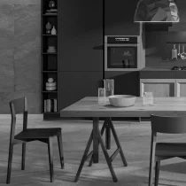 Atelier Modern Warmth Kitchen in Matte Bronze & Knotted Wood - Image 4