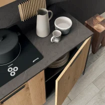 BRIO Kitchen in Knotted Oak with Jamir HPL and SLIVER Anti-Condensation Hood - Image 7
