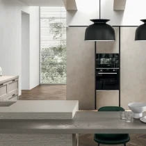 Old Line Kitchen in Terranova Lacquer with Travertino Worktop & Modular Pantries - Image 4