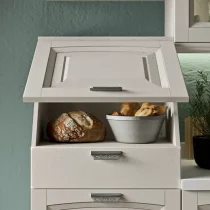 Kreola White Corner Kitchen in Solid Wood with Country Charm - Image 7