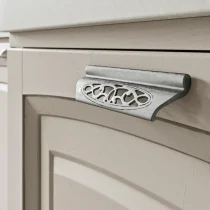 Kreola White Corner Kitchen in Solid Wood with Country Charm - Image 2