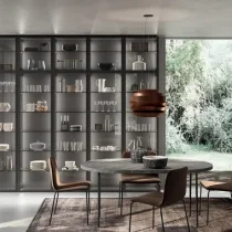 Atelier Modern Warmth Kitchen in Matte Bronze & Knotted Wood - Image 12